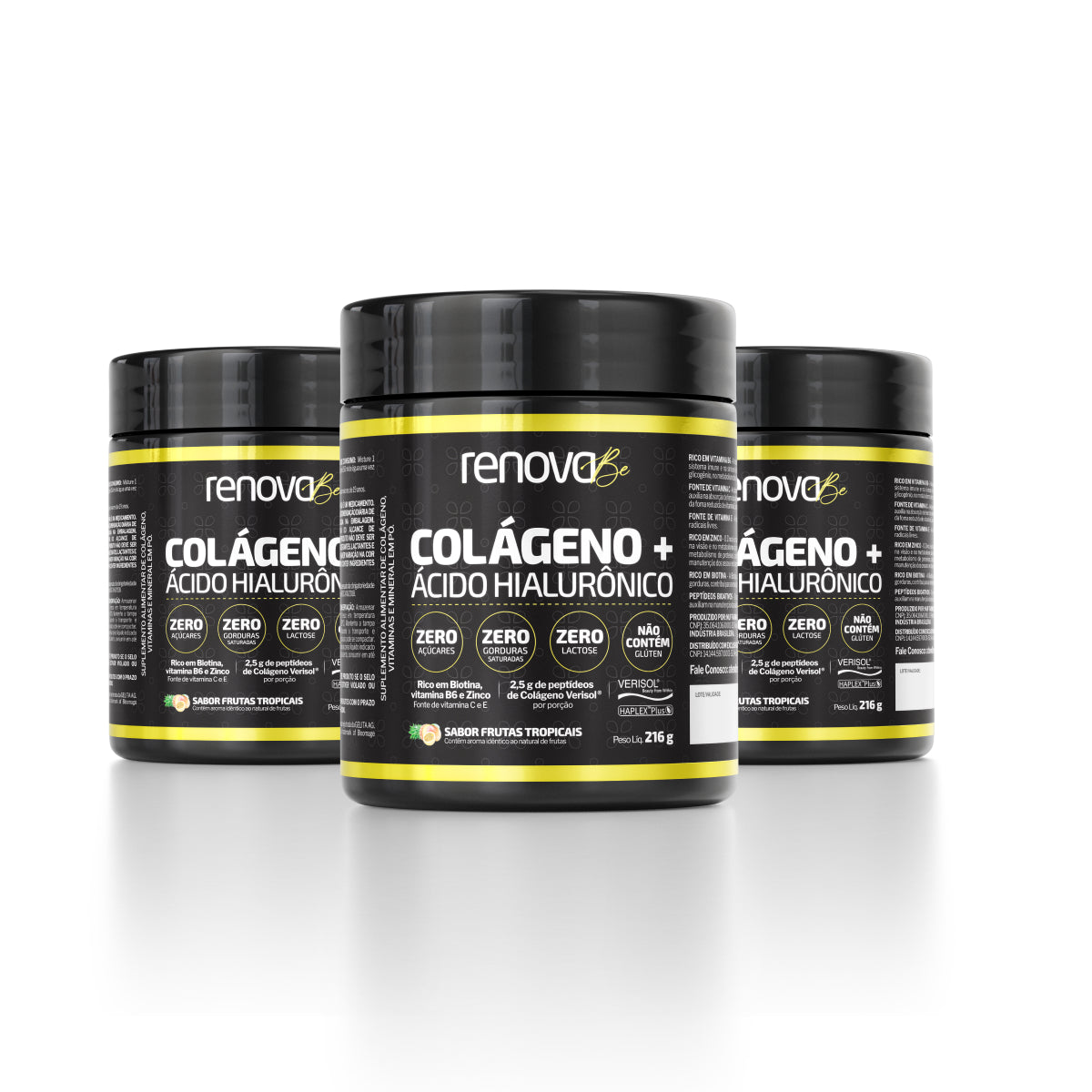 Colágeno + Ácido Hialurônico B® – Compre 2 Leve 3 | Pele Mais Firme e Renovada