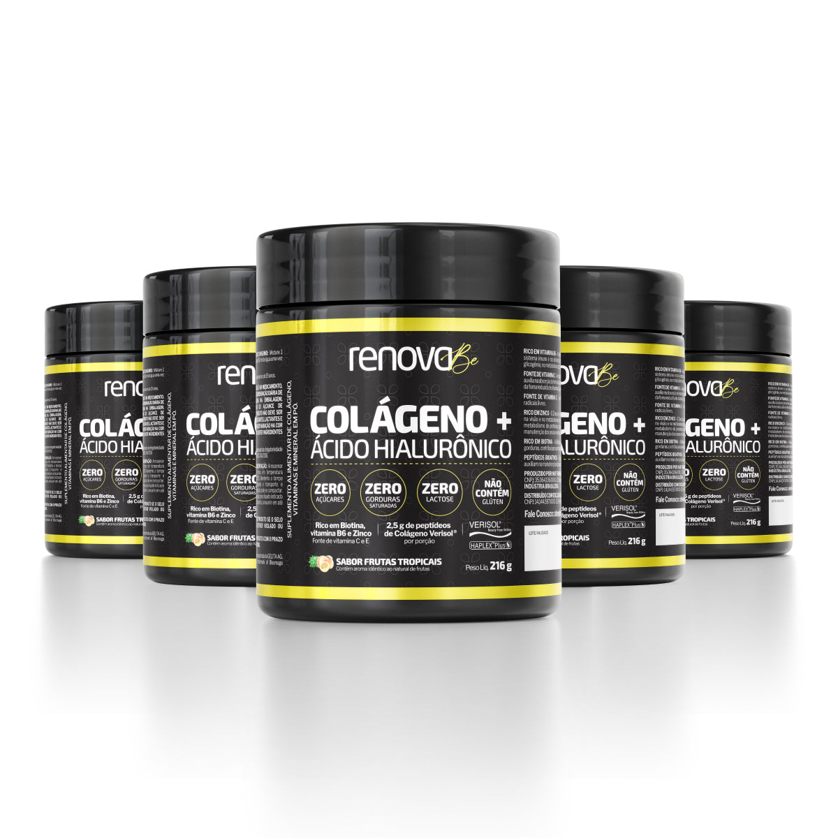 Kit Colágeno Verisol® com Ácido Hialurônico Haplex® Plus Compre 3 leve 5