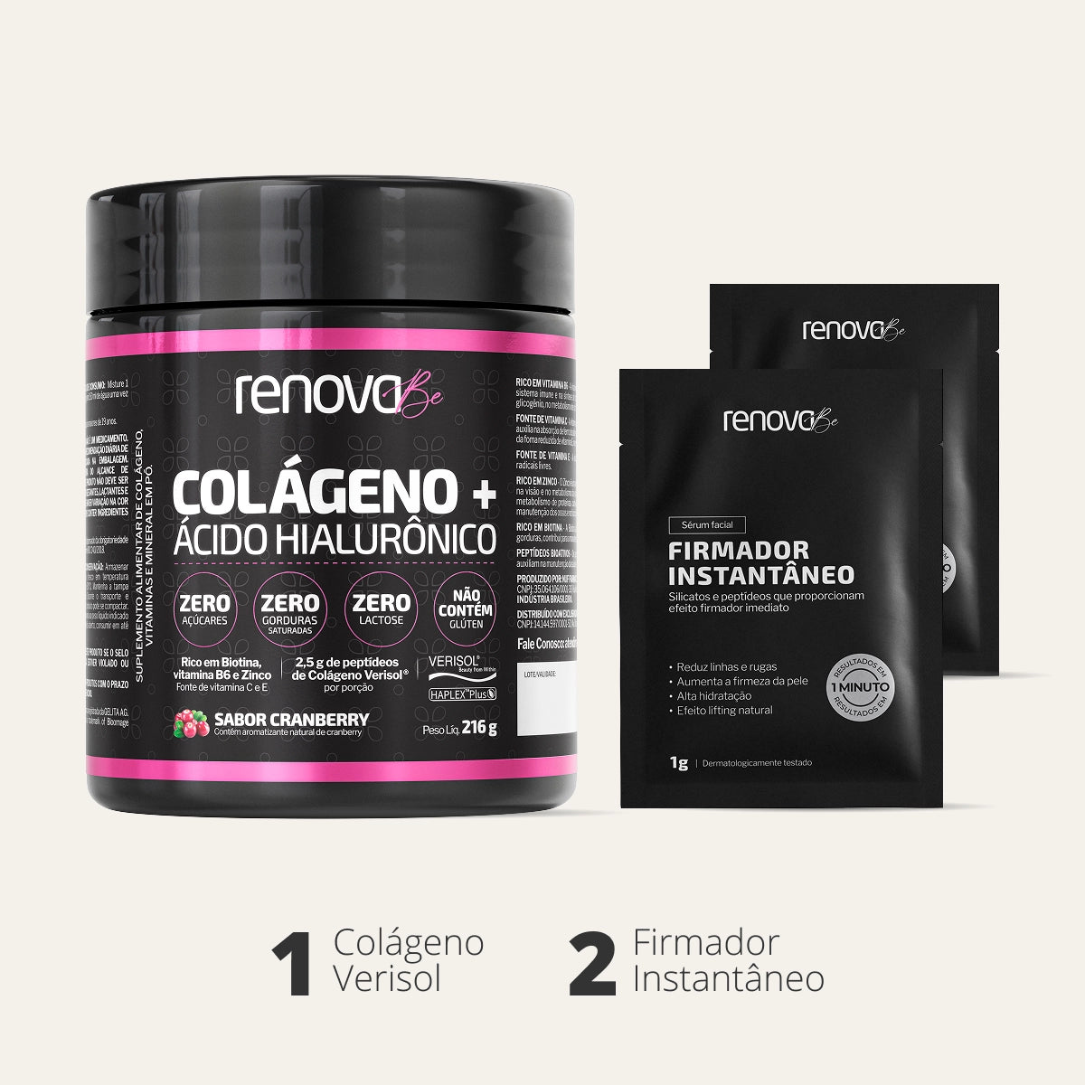 Protocolo de Rejuvenescimento RenovaBe - 1 unidade + 2 Sachês
