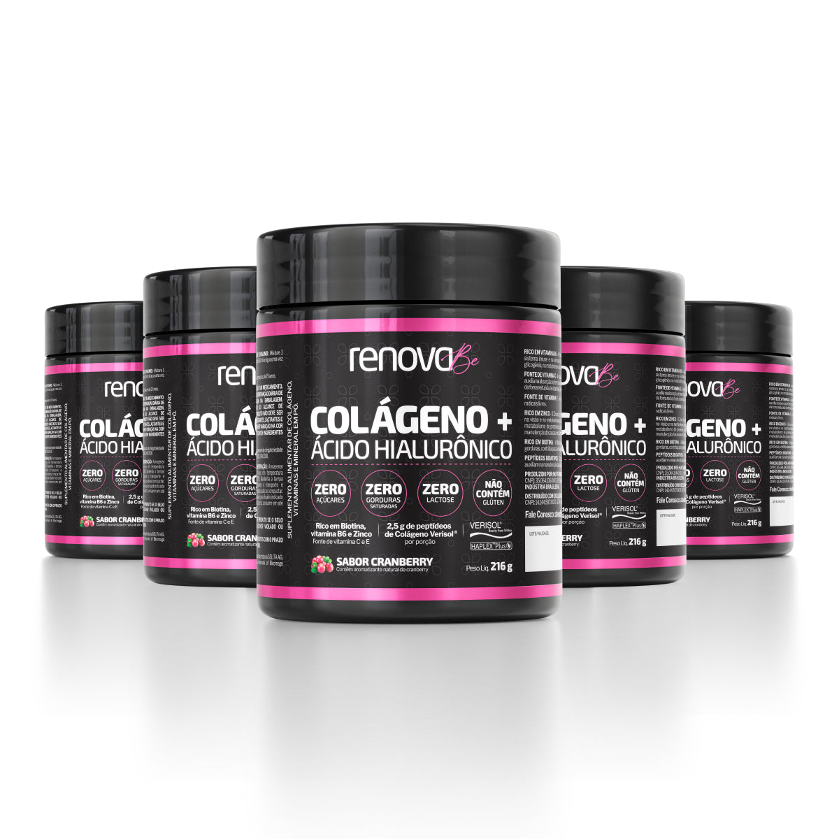 Kit Colágeno Verisol® com Ácido Hialurônico Haplex® Plus Compre 3 leve 5