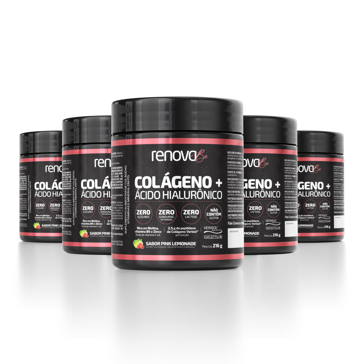 Kit Colágeno Verisol® com Ácido Hialurônico Haplex® Plus Compre 3 leve 5