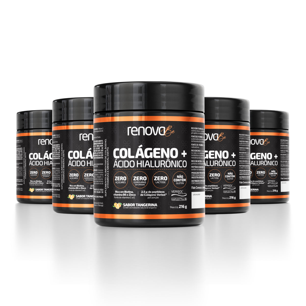 Kit Colágeno Verisol® com Ácido Hialurônico Haplex® Plus Compre 3 leve 5